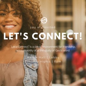 "Let's Connect" College Women's group @ Martin Hall Lobby | Jefferson City | Missouri | United States